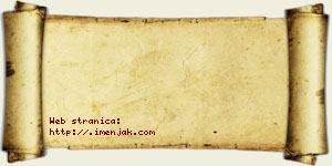 Atanasije Andrić vizit kartica